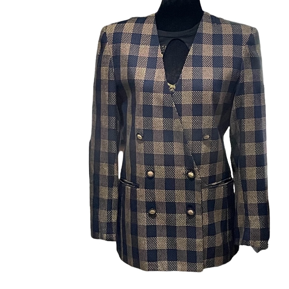 Vintage 80s Oversized Tweed Blazer